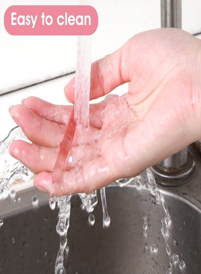 سيبا أداة دفع الجلد الميت من سيبا جلاس، قطعتان، مبرد أظافر مزدوج الجوانب، عصا مانيكير، مزيل طلاء جل كريستالي احترافي ودقيق للجلد الميت، أدوات العناية بالأظافر، مكشطة سطح كاشطة للنساء (وردي/بنفسجي) - Image 4